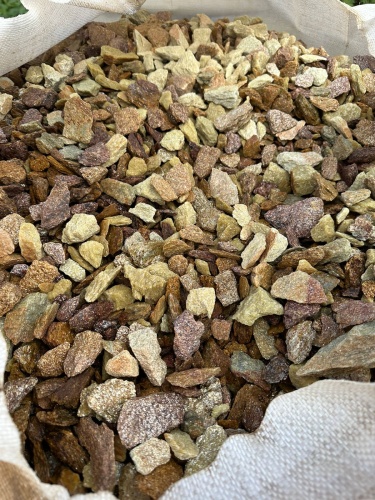 Златолит персиковый декоративная каменная крошка купить в Саратове