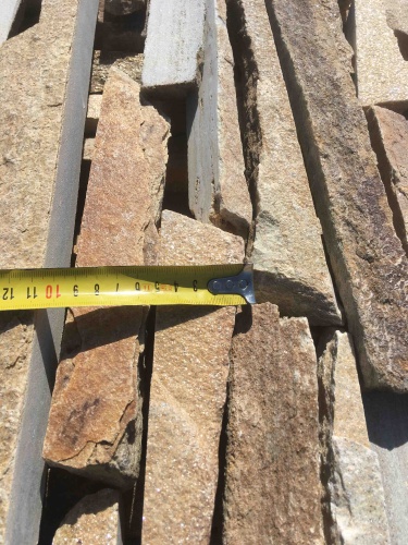 Горбушка златолит золотистый для облицовки купить в Саратове