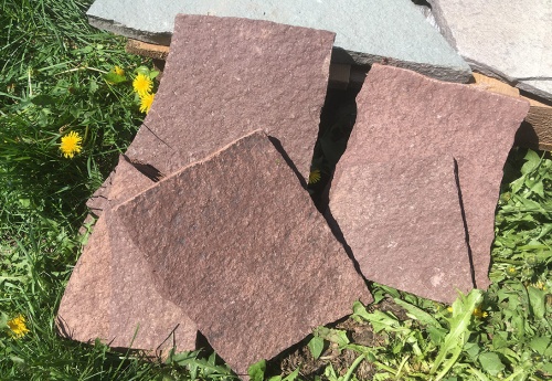 Плитняк лемезит бордовый для цоколя 1,5-2 см купить в Саратове