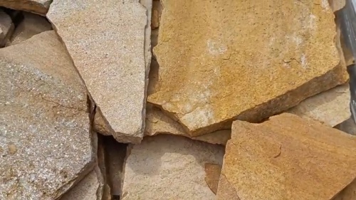 Плитняк златолит жёлтый для фасада 1,5-3 см купить в Саратове