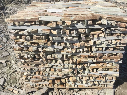 Горбушка златолит золотистый для облицовки купить в Саратове