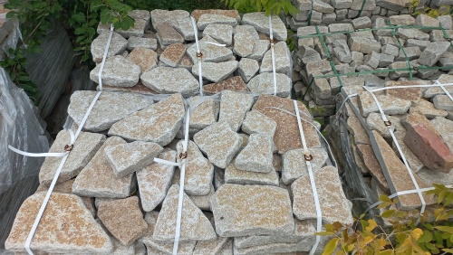 Гранитный плитняк галтованный для парковки купить в Саратове