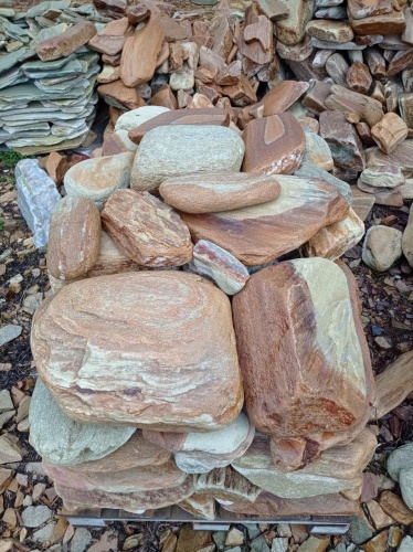 Златолит жёлтый, жёлто-зелёный глыбки и валуны для ланшафтного дизайна купить в Саратове