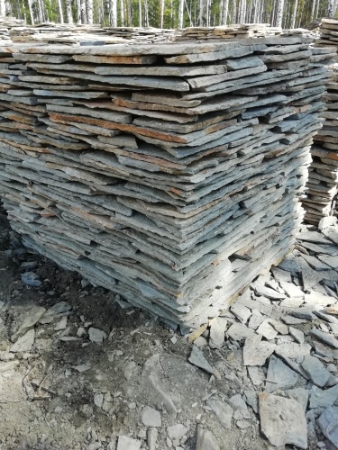 Плитняк златолит Уральский для цоколя, отмостки купить в Саратове